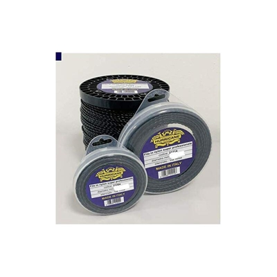 Filo per Decespugliatore Elicoidale Silenziato, 25mt, 4.4 mm, Made in Italy in Nylon Super Professionale Ellipse. - Hurricane