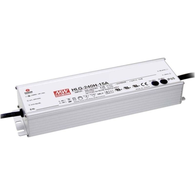 Mean Well HLG-240H-36A Driver per LED, Trasformatore per LED Tensione costante, Corrente costante 241 W 6.7 A 36 V/DC C