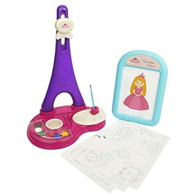 Cavalletto Artista My Princess Sara Giocattolo Bambini con Fogli e Tempere - FARO TOYS