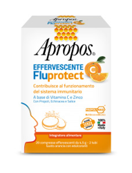 APROPOS FLUPROTECT EFFERVESCENTE C 20 COMPRESSE precio