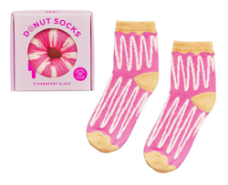 1 Paio Calzini Ciambella Donut Cotone Organico Abbigliamento Uomo Donna - MAI UGUALI precio