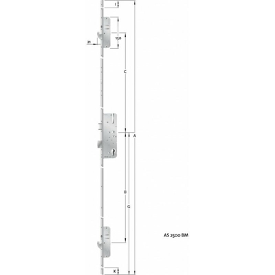 KFV - Ht-Lock Porta Multipla Pz, E92, Vk8, D45,16Ktdl / Dr
