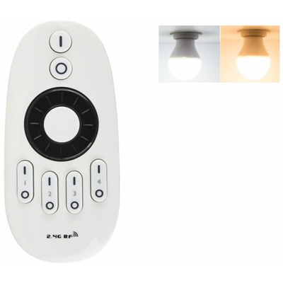 Telecomando lampadina led wifi wireless 2.4GHZ controllo remoto luci casa - BS