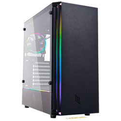 Case Demon T5 Middle Tower ATX / Micro ATX / Mini-ITX 2 Porte USB 3.0 Colore Nero (Finestrato) en oferta