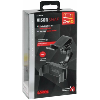 Porta telefono per visiera parasole - LAMPA