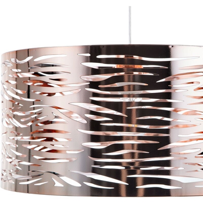 Lampadario in metallo color rame TORNO - BELIANI