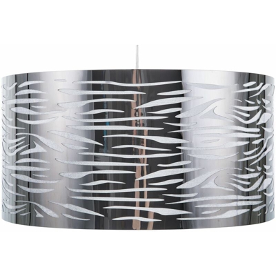 Lampadario in metallo color argento TORNO - BELIANI