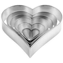 TAGLIA BISCOTTI CUORE Set 6 DELICIA - Tescoma en oferta