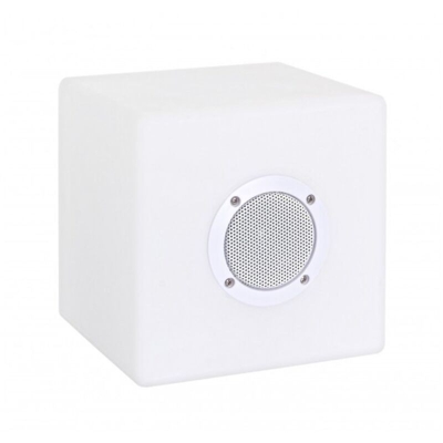 Lampada Led Esterno Bluetooth Musica Casse Usb audio Giardino Luce Cubo Bizzotto