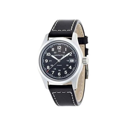 Orologio Uomo khaki field quarzo swiss made h684812 - nero al quarzo cinturino in pelle características