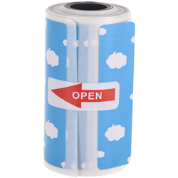 Carta termica autoadesiva per etichette 57 * 30mm per stampante termica Bluetooth A6 Ericsson blu 1 rotolo - ASUPERMALL en oferta