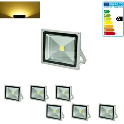 6 x 30 Watt Faretto LED Proiettore Impermeabile Con Piede AC 220-240V 1704 Lumen Bianco Freddo 6000K Luce Faro da Esterno IP65 Impermeabil lunga características