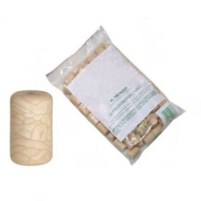 TAPPI SINTETICI IN SIMILSUGHERO 100 PZ FINTO SUGHERO MM 23x38 FERR 122771 - EUROSTORE07