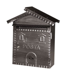 Cassetta Postale in Ferro Battuto per Esterni 22x7x35H cm col. Bronzo Martellato - EAC precio