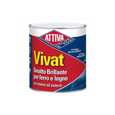 Smalto Sintetico 0,750 035 Grigio Neb.vivat - Attiva