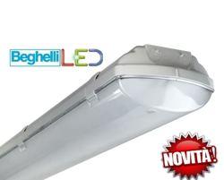 Plafoniera Stagna Beghelli Led Con Lumen Regolabili, Mod. Bs100Led, 36W (Ex 2X18W) en oferta