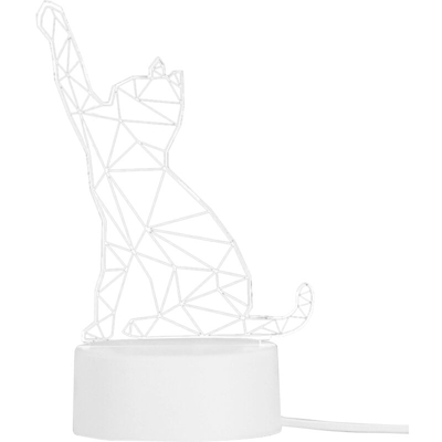 Lampada da scrivania a led con luce notturna 3D gatto fortunato - ASUPERMALL