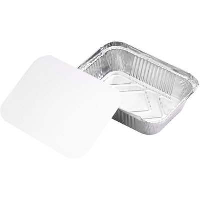 Scatola da pranzo rettangolare usa e getta da 750 ml con coperchio (20 pezzi / confezione) - ASUPERMALL