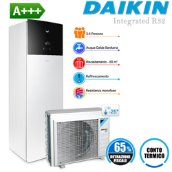 Energy Duegi - Sistema tutto in uno Daikin Integrated R32, 6 kW, serbatoio da 230 litri en oferta