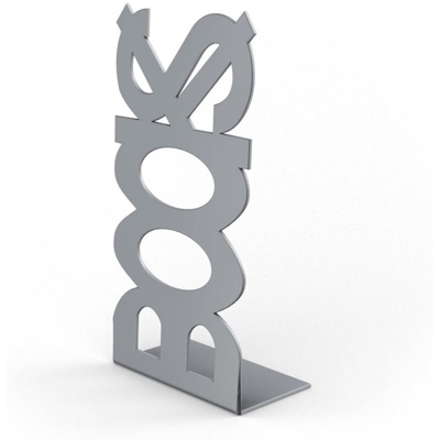 Fermalibro In Acciaio Mod.Books Argento - BOLIS ITALIA