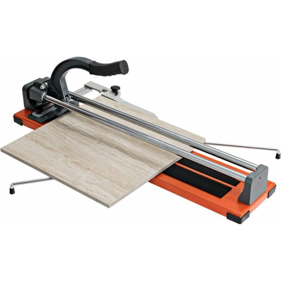 Tagliapiastrelle Manuale Professionale di 61 cm, diagonale di 40,5cm, con scala graduata Precisa rimovibile, rotella di taglio in carburo di