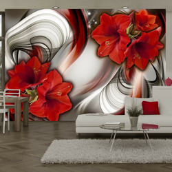 Artgeist - Fotomurale - Amaryllis - Ballad of the Red - 200x140 características