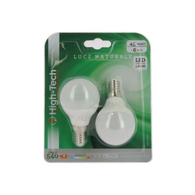 SET 2 LAMPADINE LED SAMSUNG SFERA E14 7W G45 LUCE NATURALE 4000K 570 LUMEN - High-tech