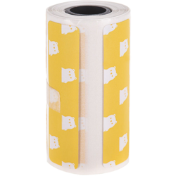 Carta termica autoadesiva per etichette 57 * 30 mm per stampante termica A6 Ericsson Bluetooth gialla 1 rotolo - ASUPERMALL características