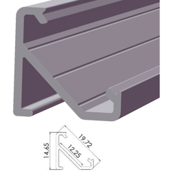 Profilo Alluminio Genere ECO P03 1,00M | Laccato Bianca (LL-10-0640-10) - GREENICE precio