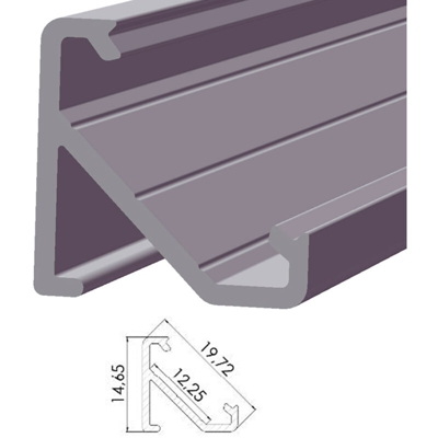 Profilo Alluminio Genere ECO P03 1,00M | Laccato Bianca (LL-10-0640-10) - GREENICE