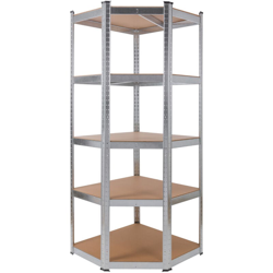 AREBOS Scaffale Per Carichi Pesanti Ripiano Angolare 180 x 70 x 70 cm 875 kg en oferta