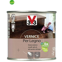 Vernice Per Legno 250 ml Noce Chiaro Satinato - V33 ITALIA precio