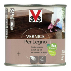 Vernice Per Legno 250 ml Noce Scuro Satinato - V33 ITALIA características