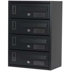 Mille - 783.C - CASSETTA PER POSTA CONDOMINIALE 4 POSTI ANTRACITE 30 X 17 X H 42 CM características