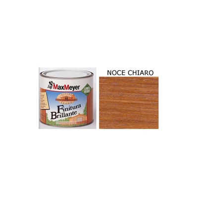 Finitura Legno Brillante Noce Chiaro MAX MEYER Linea Verde 0,75 litri