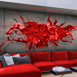 Artgeist - Fotomurale - Red Ink Blot - 200x140 precio