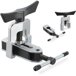 Cartellatrice Universale, per Tubi dal D: 4,7 - 16 mm (3/16'-5/8'), Tubature in Rame & Alluminio, Nero/Argento - RELAXDAYS características