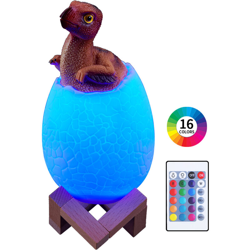 Dinosaur night light led 16 colori telecomando ladro di uova - ASUPERMALL precio