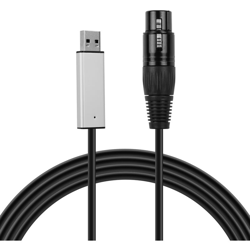 Cavo USB per console computer DMX512 XLR a 3 pin femmina nero - ASUPERMALL precio