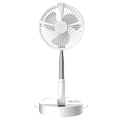 Lampada da tavolo ventilatore umidificante e spray idratante ventaglio bianco - ASUPERMALL precio