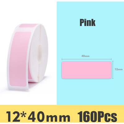 Carta termica autoadesiva per etichette in polvere di fiori di ciliegio 12 * 40-160 fogli - ASUPERMALL