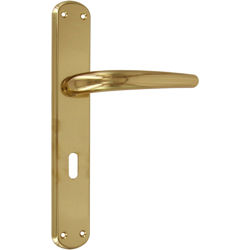 Maniglia con placca ottone oro lucido serie cinzia fb - Salone - GRELLI FERRAMENTA características