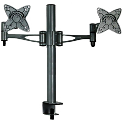 Supporto da tavolo per 2 schermi VESA 75/100 orizzontale - Bematik en oferta
