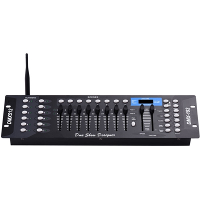 TS-DMXC192B 2.4G wireless DMX512 console di illuminazione da palco 192 console con display a LED con funzione di controllo vocale di programmazione
