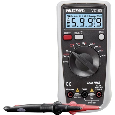 VOLTCRAFT VC185 Multimetro portatile digitale CAT III 600 V Display (Counts): 6000