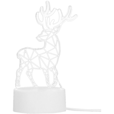 Lampada da tavolo a led con luce notturna 3D cervo sika - ASUPERMALL