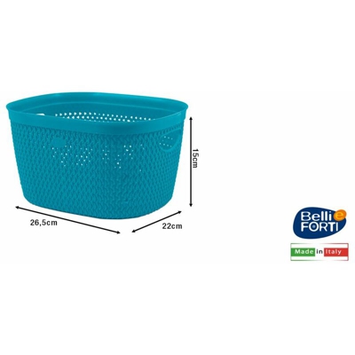 CESTA INTRECCIO S CM.22X26,5X15h OTTANIO - BIGHOUSE IT