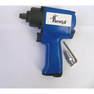 Pistola Avvitatore Compatto Svitabulloni Pneumatico 1/2'' 90Psi Auto Moto Blu
