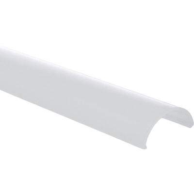 BA3262 Diffusore Copertura PC Opale Bianco Latte Per Profilo Barra Alluminio Tondo Multiuso BA6002 1 metro - Ledlux