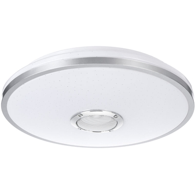 Altoparlante musicale bluetooth con plafoniera LED RGB da 60W 34 cm B - AUGIENB